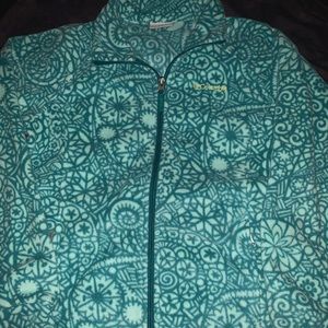 Girls Printed Columbia Fleece Jacket